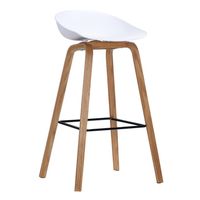 Cara Bar Chair - White